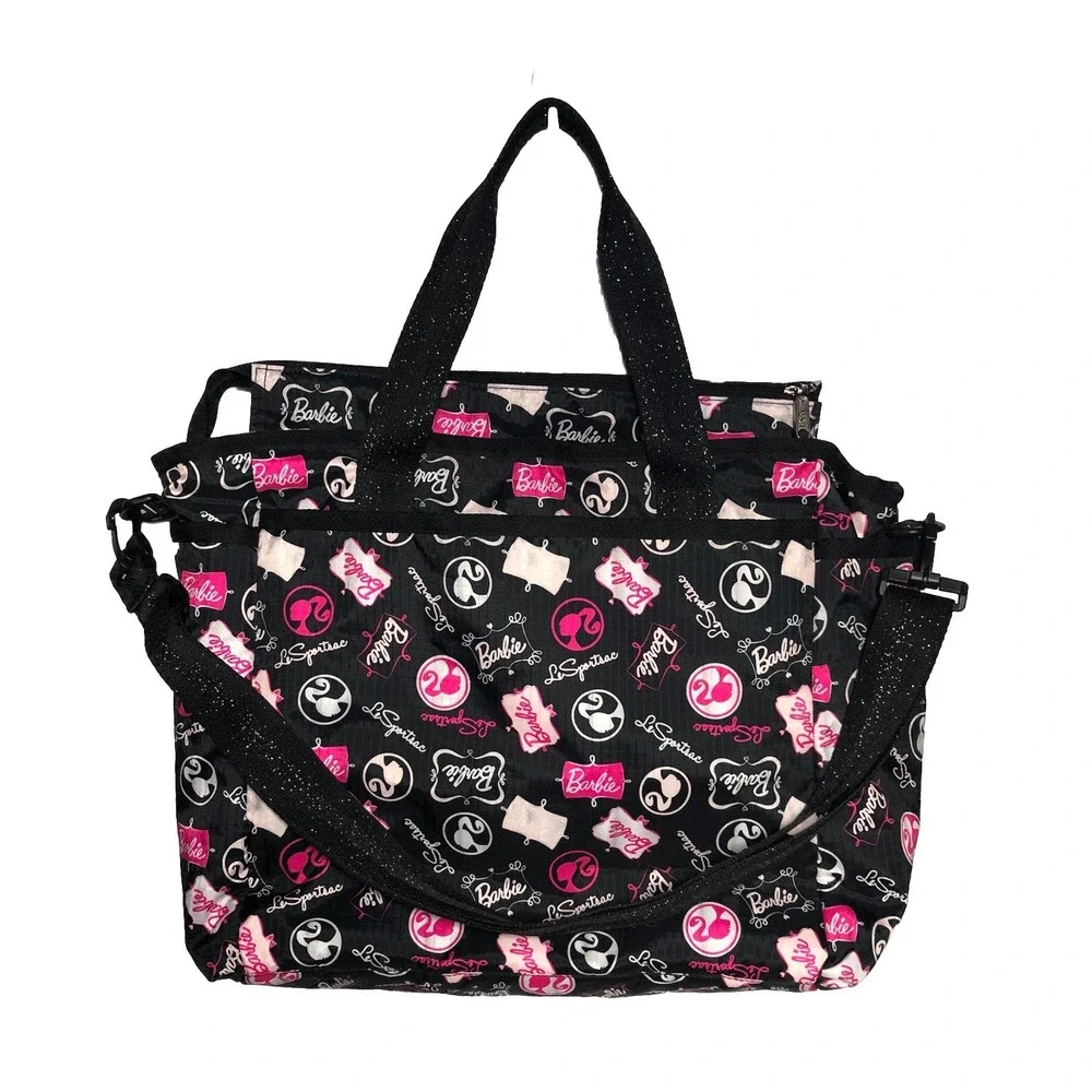 LeSportsac Barbie Sparkle Ryan Baby Bag Diaper Bag Changing‎ Pad 7532 K151 Black